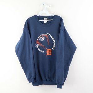 Vtg Detroit Tigers 2006 World Series Sweatshirt
